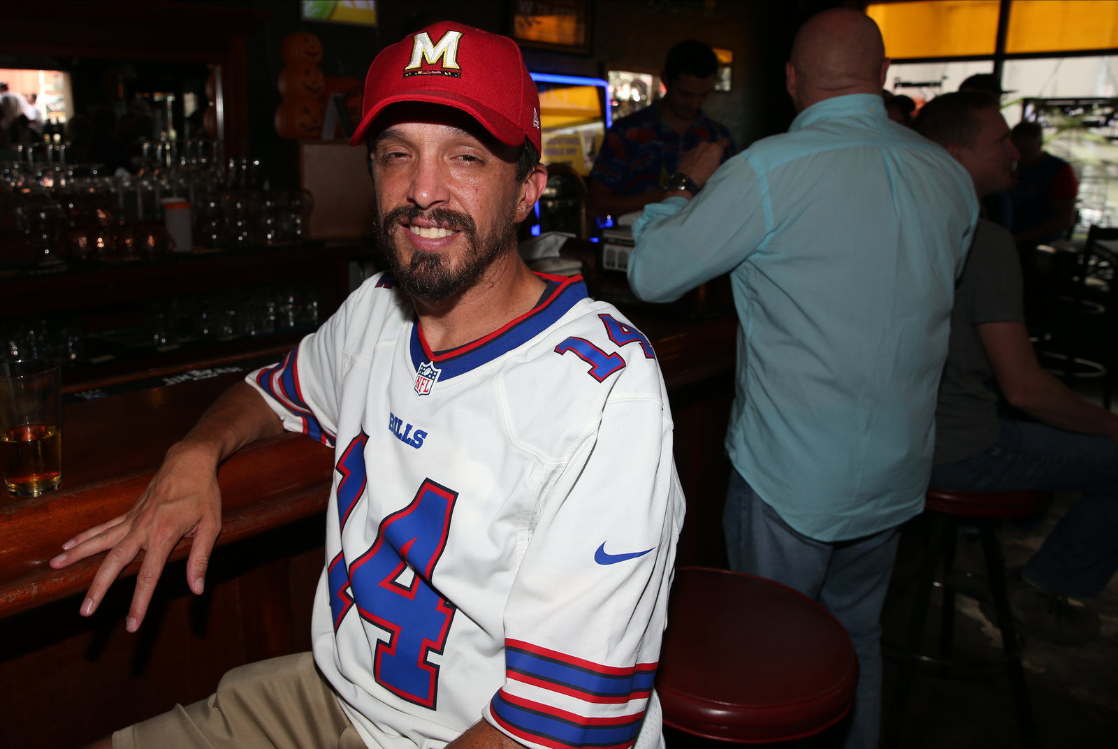 Buffalo Bills backers took over the the Taps on Main Bar